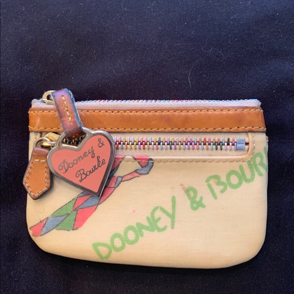 Dooney & Bourke beach print coin purse